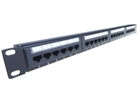 24 Port IDC Patch Panel Cat 6, Patch panels are rack mountable cable termination ports that allow circuits, departments, workstations etc to be conveniently identified and labelled. 