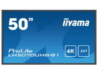 iiyama LH5070UHB-B1 Signage Display Digital signage flat panel 49.5", 3840x2160, VA, 16:9, 8 ms, HDMI, RS-232C, RJ-45, IR, USB, Android OS 9.0, 1122.2 x 643 x 30mm
Trade Prices