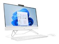 HP 24-cb0027na - All-in-one - Ryzen 5 5500U / 2.1 GHz - RAM 8 GB - SSD 512 GB - NVMe, HP Value - Radeon Graphics - GigE - WLAN: 802.11a/b/g/n/ac, Bluetooth 4.2 - Win 11 Home - monitor: LED 23.8" 1920 x 1080 (Full HD) - keyboard: UK - snow white